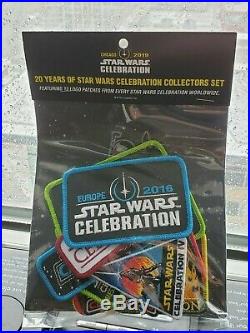 Star Wars Celebration Chicago 2019 20th Anniversary 13-patch set Exclusive