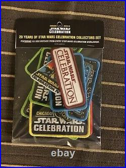 Star Wars Celebration Chicago 2019 EXCLUSIVE 20th Anniversary 13 Patch Set