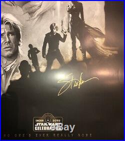 Star Wars Celebration Chicago 2019 Exclusive ART PRINT No Ones Ever Really Gone