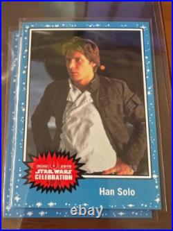 Star Wars Celebration Chicago 2019 Topps Exclusive set of 5 each out of /99 RARE