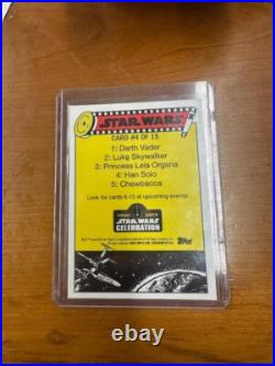 Star Wars Celebration Chicago 2019 Topps Exclusive set of 5 each out of /99 RARE