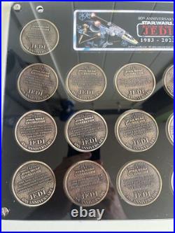 Star Wars Celebration Collecting Track Medallion Set Return Of The Jedi Europe