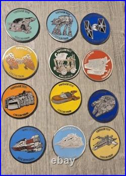Star Wars Celebration Europe 2016 Vintage 12 Kenner Vehicle Coin Medallions Star Wars Celebration Europe 2016 Vintage 12 Kenner Vehicle Coin Medallions