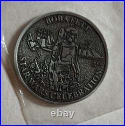 Star Wars Celebration Europe 2023 London SWCE BOBA FETT Medallion Coin