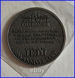 Star Wars Celebration Europe 2023 London SWCE BOBA FETT Medallion Coin