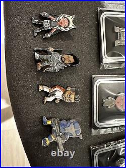 Star Wars Celebration Europe 2023 Pin Set COMPLETE 55 pins IN SHADOW BOX lanyard