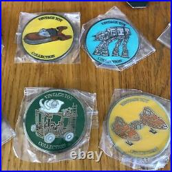 Star Wars Celebration Europe III Vehicle Medallions Set & Stand Collecting Track