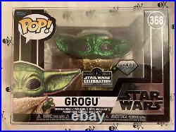 Star Wars Celebration Exclusive 2022 Figures 5 Funko Pop & 2 Hallmark + GROGU