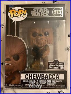 Star Wars Celebration Exclusive 2022 Figures 5 Funko Pop & 2 Hallmark + GROGU