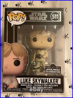 Star Wars Celebration Exclusive 2022 Figures 5 Funko Pop & 2 Hallmark + GROGU