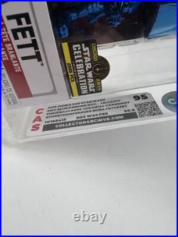Star Wars Celebration Funko POP! Blue chrome exclusive set of 6 2500 GRADED 95