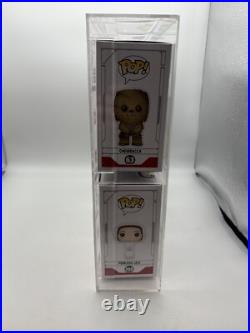 Star Wars Celebration Funko POP! Blue chrome exclusive set of 6 2500 GRADED 95
