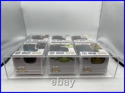 Star Wars Celebration Funko POP! Blue chrome exclusive set of 6 2500 GRADED 95
