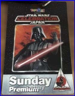 Star Wars Celebration Japan 2008 Darth Vader Premium Pass Lanyard Rare Star Wars Celebration Japan 2008 Darth Vader Premium Pass Lanyard Rare
