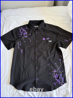 Star Wars Celebration Japan 2025 Cherry Blossom Logo Button Down Shirt SMALL (S)