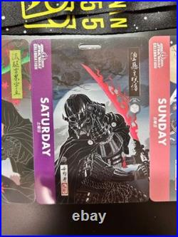 Star Wars Celebration Japan 2025 Entrance Badge Set Luke Vader Ahsoka 3p