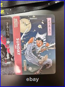 Star Wars Celebration Japan 2025 Entrance Badge Set Luke Vader Ahsoka 3p