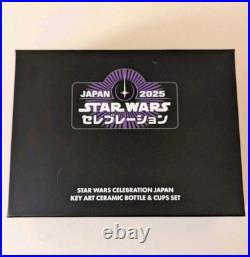 Star Wars Celebration Japan 2025 Exclus Key Art Sake Ceramic Bottle And Cups Set