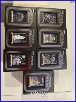 Star Wars Celebration Japan 2025 Exclusive Set of 7 of 8 Takumi Badge Art Pins