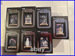 Star Wars Celebration Japan 2025 Exclusive Set of 7 of 8 Takumi Badge Art Pins