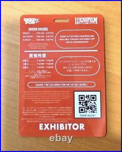 Star Wars Celebration Japan 2025 Exhibitor Badge Official Rare Pass