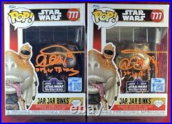 Star Wars Celebration Japan 2025 Funko Pop Jar Jar Binks 777 Signed Ahmed Best