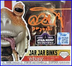 Star Wars Celebration Japan 2025 Funko Pop Jar Jar Binks 777 Signed Ahmed Best