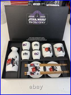 Star Wars Celebration Japan 2025 Key Art Ceramic Sake Bottle Tea Cups Chopsticks