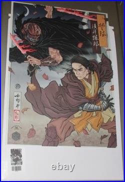 Star Wars Celebration Japan 2025 Sol & Qimir Badge Art Print with Orig Sleeve