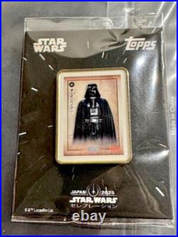 Star Wars Celebration Japan 2025 Topps Darth Vader card pin NEW Star Wars Celebration Japan 2025 Topps Darth Vader card pin NEW