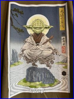 Star Wars Celebration Japan 2025 Yoda Ukiyo-e T-shirt Brown Size L New Star Wars Celebration Japan 2025 Yoda Ukiyo-e T-shirt Brown Size L New