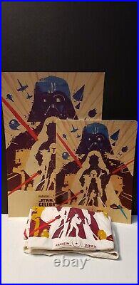 Star Wars Celebration Key Art Shirt Xl, Program And Poster