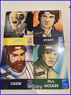 Star Wars Celebration Orlando 2010 Badges Set 17 Full Set Plus Rare C-3po Kids