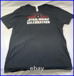 Star Wars Celebration Orlando 2017 Convention exclusive 2X XXL T-Shirt NWT
