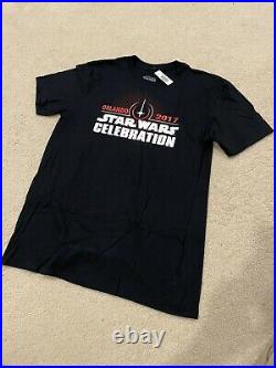 Star Wars Celebration Orlando 2017 Convention exclusive Large t-shirt NEW WithTAGS