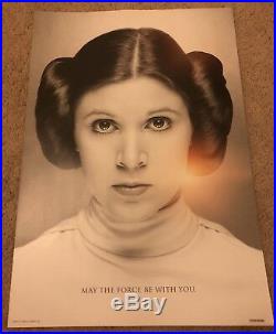 Star Wars Celebration Orlando Carrie Fisher Princess Leia Poster Print 3509/8000
