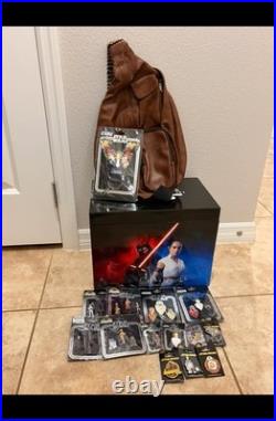 Star Wars Celebration Pin Lot & Rise of Skywalker collectors box and bag