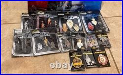 Star Wars Celebration Pin Lot & Rise of Skywalker collectors box and bag