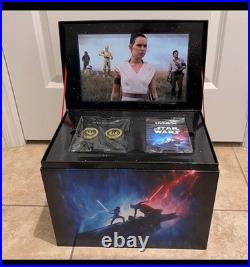 Star Wars Celebration Pin Lot & Rise of Skywalker collectors box and bag