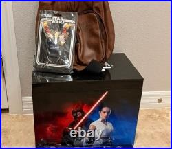 Star Wars Celebration Pin Lot & Rise of Skywalker collectors box and bag