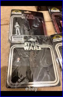 Star Wars Celebration Pin Lot & Rise of Skywalker collectors box and bag