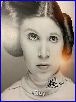 Star Wars Celebration Princess Leia LE Print Signed By Mark Hamill Inscribed COA