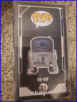 Star Wars Celebration R2-D2 Galactic Convention Diamond Collection Funko Pop