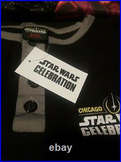 Star Wars Celebration SWCC Chicago 2019 Size 2X Long Sleeve Pajamas Maul, Luke