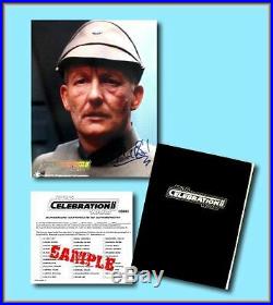 Star Wars Celebration Signed Photo of MICHAEL SHEARD as ADMIRAL OZZEL