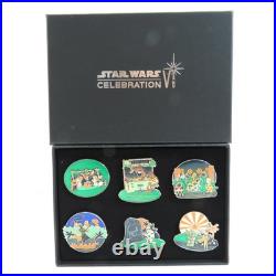 Star Wars Celebration VI Set of 6 Pin Backs 2012 Tiki Art LE 250 RARE