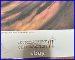 Star Wars Celebration VI limited art print Tim Proctor Jabba palace remarked