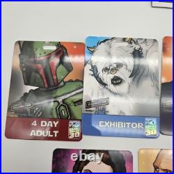 Star Wars Celebration V Anaheim 2010 Full Badge Set Program Booklet