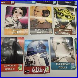 Star Wars Celebration V Anaheim 2010 Full Badge Set Program Booklet