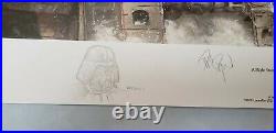 Star Wars Celebration V Hoth Snowtrooper AtAt art print and sketch Dave Dorman